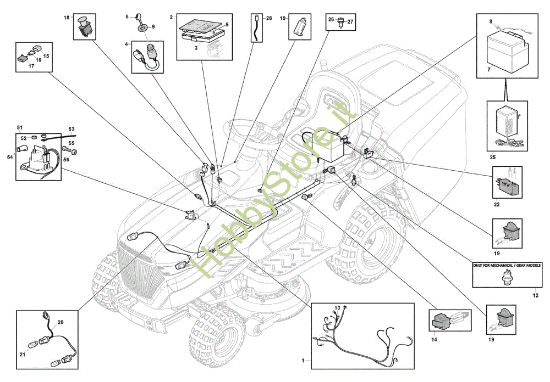 Picture of Impianto elettrico GLX 14-84G Trattorino