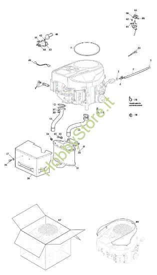 Picture of Motore GLX 22-102 H2 Trattorino