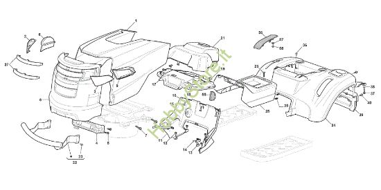 Picture of Carrozzeria (2/2) GLX 14-98HS Trattorino
