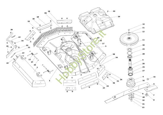 Picture of Piatto di taglio TUAREG 92 EVO 4x4 (K2400AVD V-Twin - EURO5) Cat.2023 Trattorino