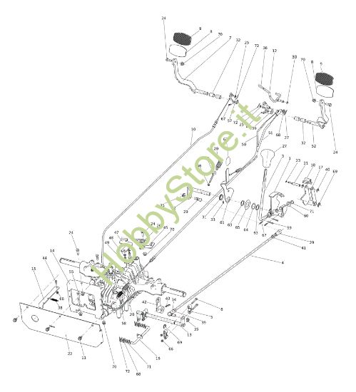 Picture of Trasmissione TUAREG 92 EVO 4x4 (K2400AVD V-Twin - EURO5) Cat.2023 Trattorino