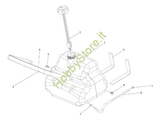 Picture of Serbatoio TUAREG 92 EVO 4x4 (K2400AVD V-Twin - EURO5) Cat.2023 Trattorino