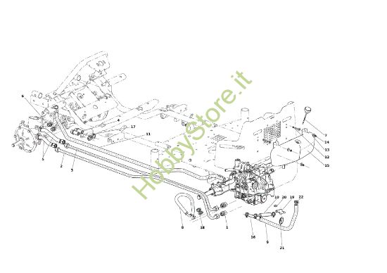 Picture of Circuito idraulico TUAREG 92 EVO 4x4 (K2400AVD V-Twin - EURO5) Cat.2023 Trattorino