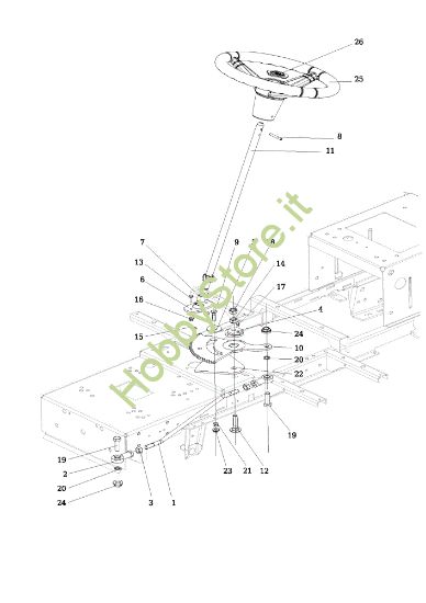 Picture of Sterzo EF 106/16 KH (K1600AVD - EURO5) Cat. 2023 Trattorino