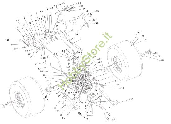Picture of Trasmissione EF 124/22 HP Cat. 2023 Trattorino