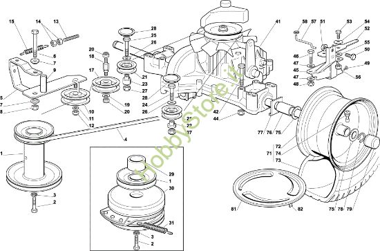 Picture of Trasmissione EF 102C/20H Trattorino