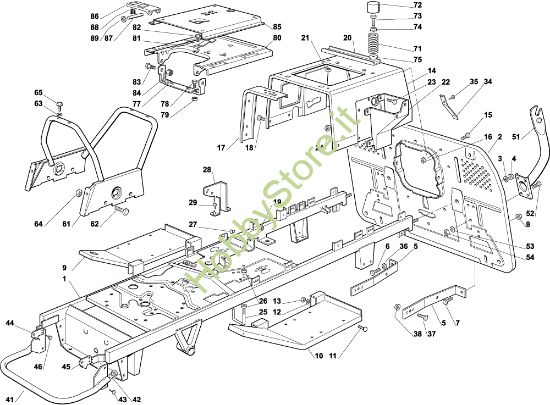 Picture of Telaio EF 122C/22H Cat.2001 Trattorino