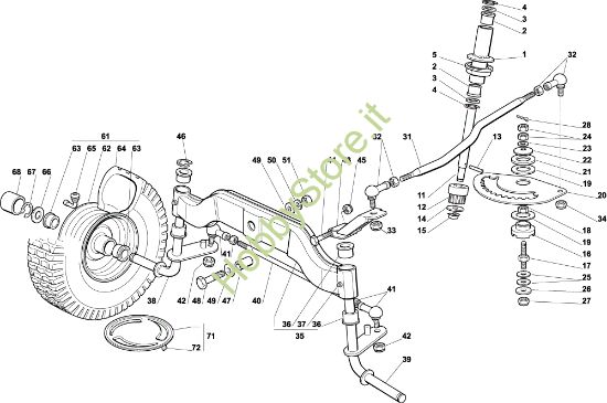 Picture of Sterzo EF 122C/22H Cat.2001 Trattorino