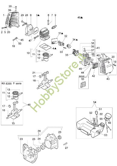 Picture of Motore 8355 Decespugliatore