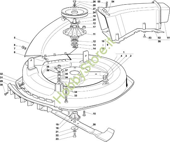 Picture of Piatto di taglio (2) EF 72C/12,5M Cat.2003 Trattorino