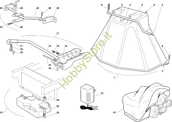 Picture of Accessori a richiesta EF 102C/13,5M Cat.2003 Trattorino