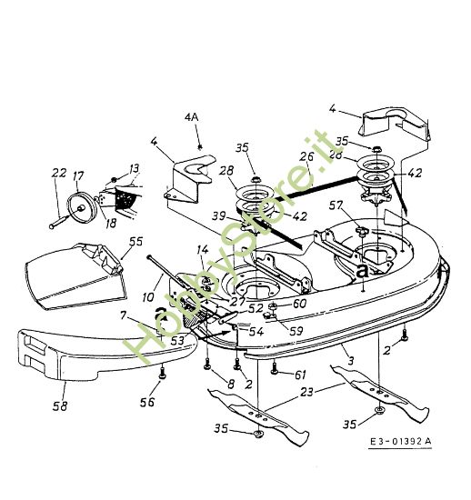 Picture of Piatto di taglio FORMULA 96 M Trattorino