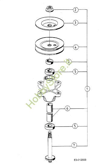 Picture of Albero lama FORMULA 96 M Trattorino