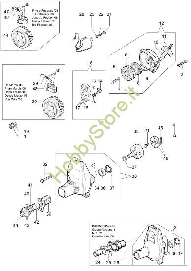 Picture of Avviamento e frizione 8530 Decespugliatore