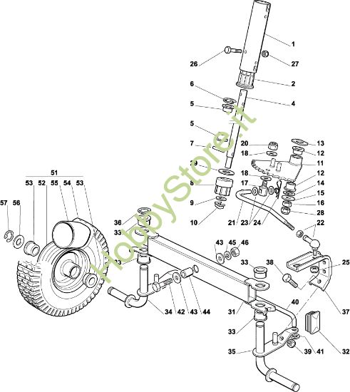 Picture of Sterzo EF 63C/6,5M Cat.2004 Trattorino