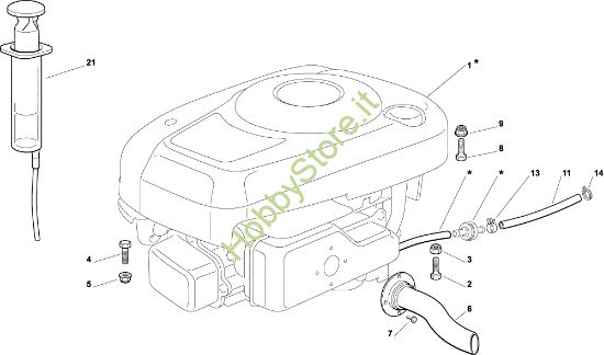 Picture of Motore EF 63C/6,5M Cat.2004 Trattorino