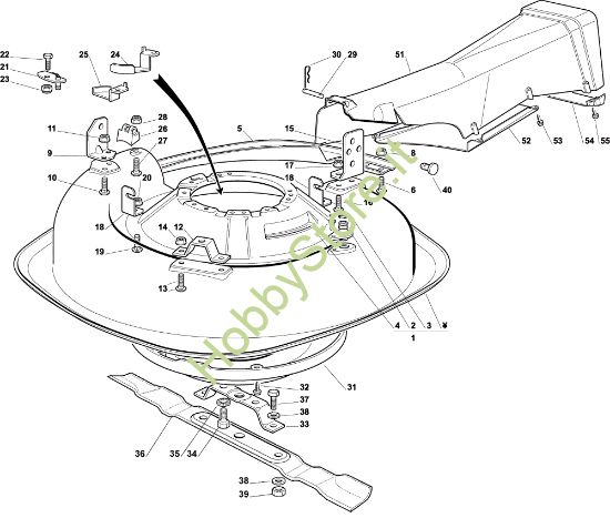 Picture of Piatto di taglio (2) EF 63C/6,5M Cat.2004 Trattorino
