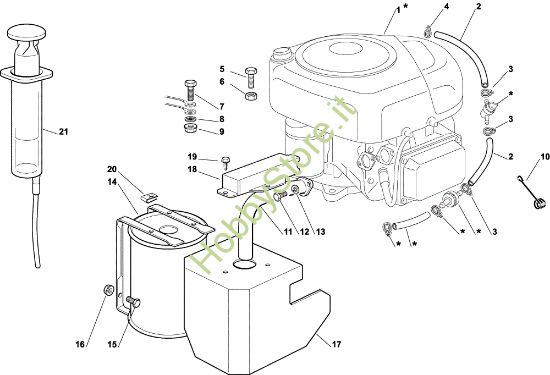 Picture of Motore EF 72C/12,5H Cat.2004 Trattorino