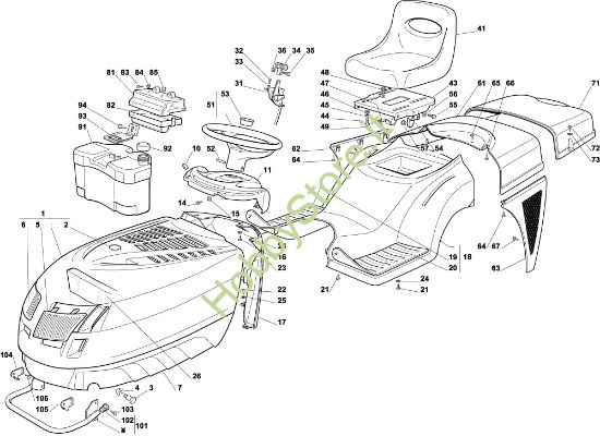 Picture of Carrozzeria EF 92C/13,5H Cat.2004 Trattorino