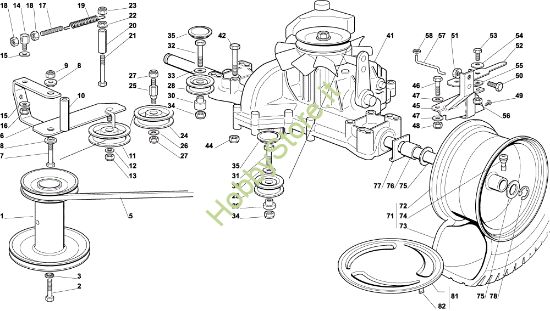 Picture of Trasmissione EF 92C/13,5H Cat.2004 Trattorino