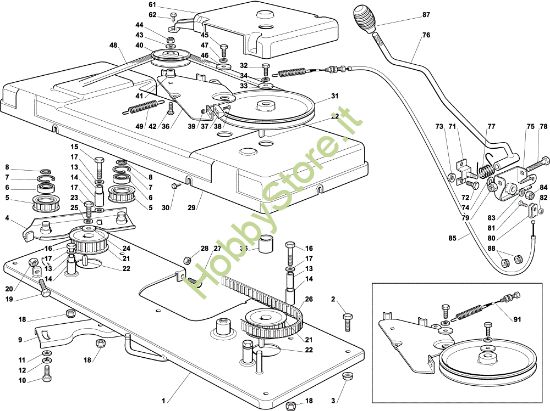 Picture of Piatto di taglio (1) EF 102C/15,5H Cat.2004 Trattorino