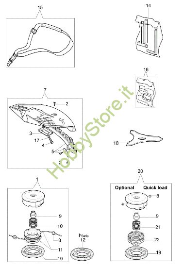 Picture of Accessori 8250 IC Ergo Decespugliatore