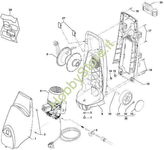 Picture of Carcassa IP 1400 Idropulitrice