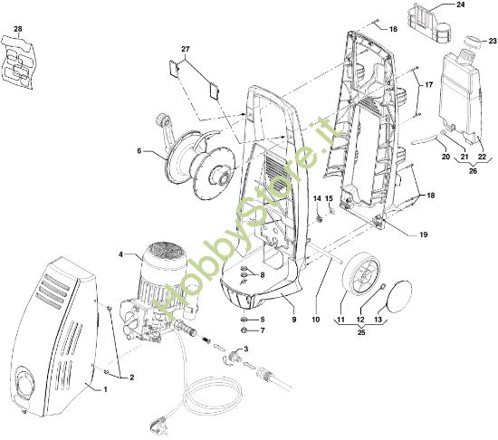 Picture of Carcassa IP 1600 Idropulitrice
