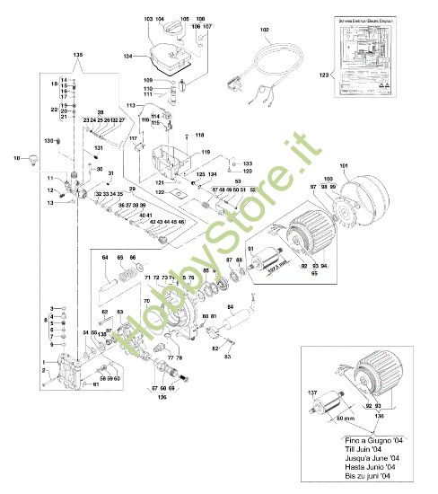 Picture of Motore IP 1700 S Idropulitrice