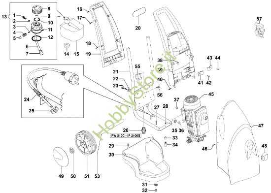 Picture of Carcassa IP 2100 S Idropulitrice