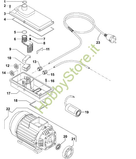 Picture of Motore 1 IP 2100 S Idropulitrice