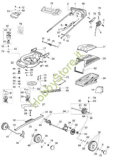 Picture of Esploso (Da giugno '07) AR 48 TH Plus-Cut Rasaerba