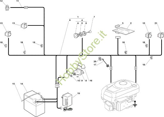 Picture of Parti elettriche EF 63C/6,5M Cat.2005 Trattorino