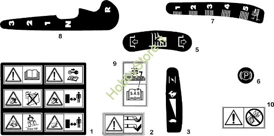 Picture of Etichette EF 63C/6,5M Cat.2005 Trattorino