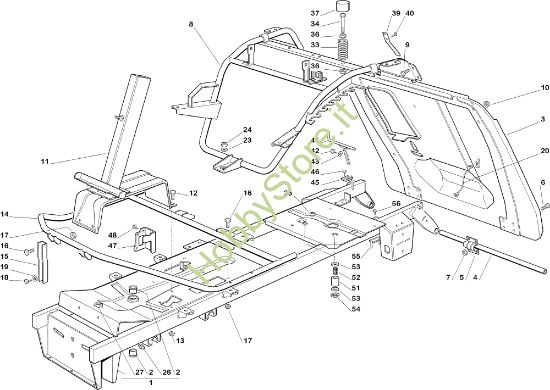 Picture of Telaio EF 72C/12,5M Cat.2005 Trattorino