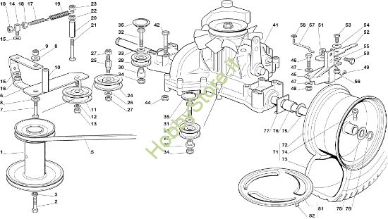 Picture of Trasmissione EF 92C/13,5H Cat.2005 Trattorino