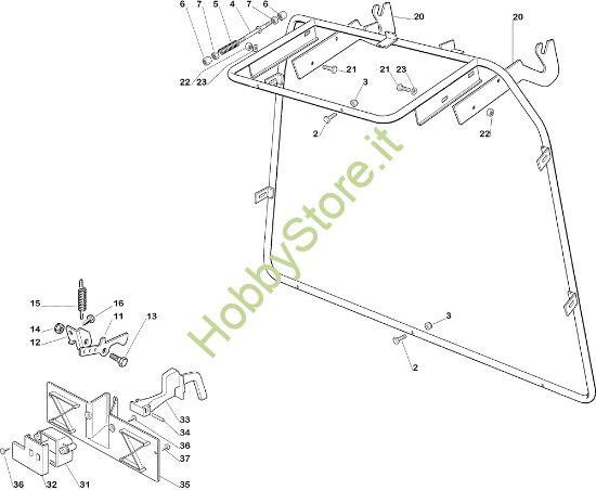 Picture of Sacco (Parte fissa) EF 92C/13,5H Cat.2005 Trattorino