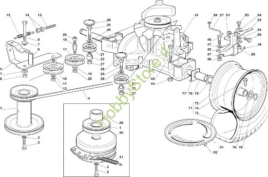 Picture of Trasmissione EF 102C/20H Cat.2005 Trattorino