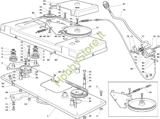 Picture of Piatto di taglio (1) EF 102C/20H Cat.2005 Trattorino