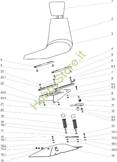 Picture of Cofano (1/2) TUAREG 92 Cat.2005 Trattorino