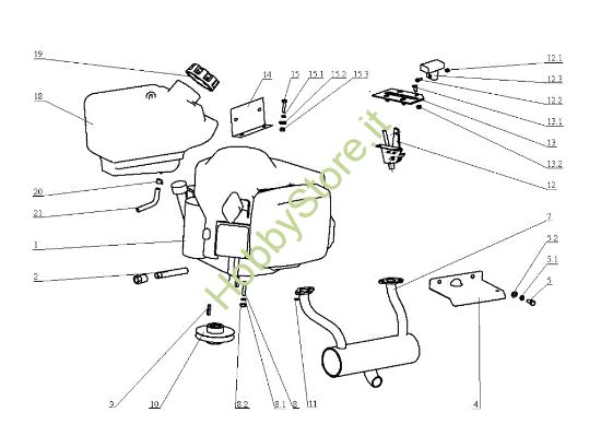 Picture of Motore EF 104J/16H Cat.2005 Trattorino