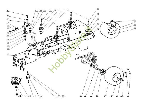 Picture of Assale posteriore EF 124JH/20H Cat.2005 Trattorino