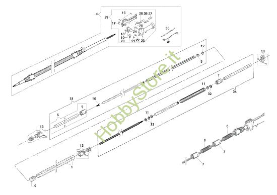 Picture of Asta (Trasmissione) PTX 2500 Potatore