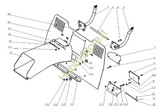 Picture of Raccoglierba EF 104J/18H Cat.2005 Trattorino