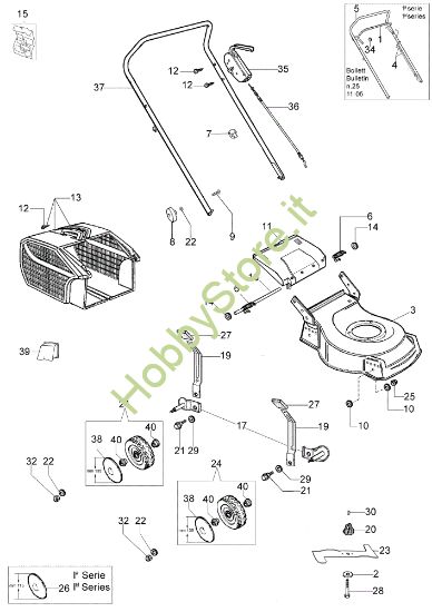 Picture of Esploso LR 48 P Rasaerba