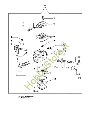 Picture of Carburatore WT-781E 137 Motosega