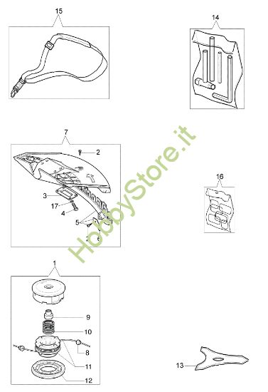 Picture of Accessori DS 2500 S Decespugliatore