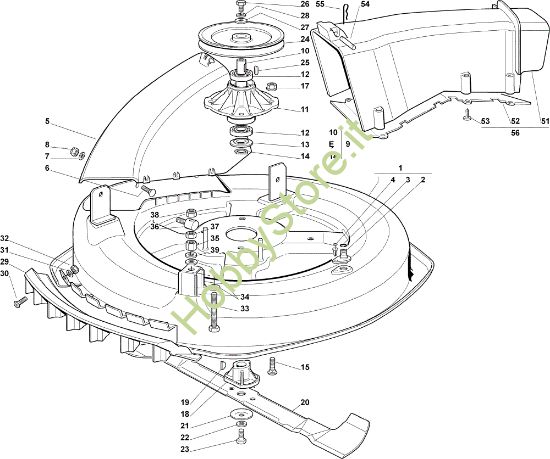 Picture of Piatto di taglio (2) EF 72C/12,5M Cat.2006 Trattorino