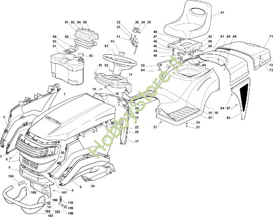 Picture of Carrozzeria EF 92C/13,5H Cat.2006 Trattorino
