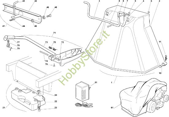 Picture of Accessori a richiesta EF 92C/13,5M Cat.2006 Trattorino